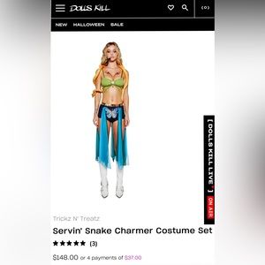 Britney Spears slave 4 U costume dolls kill